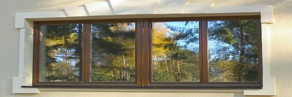 установка глухого окна